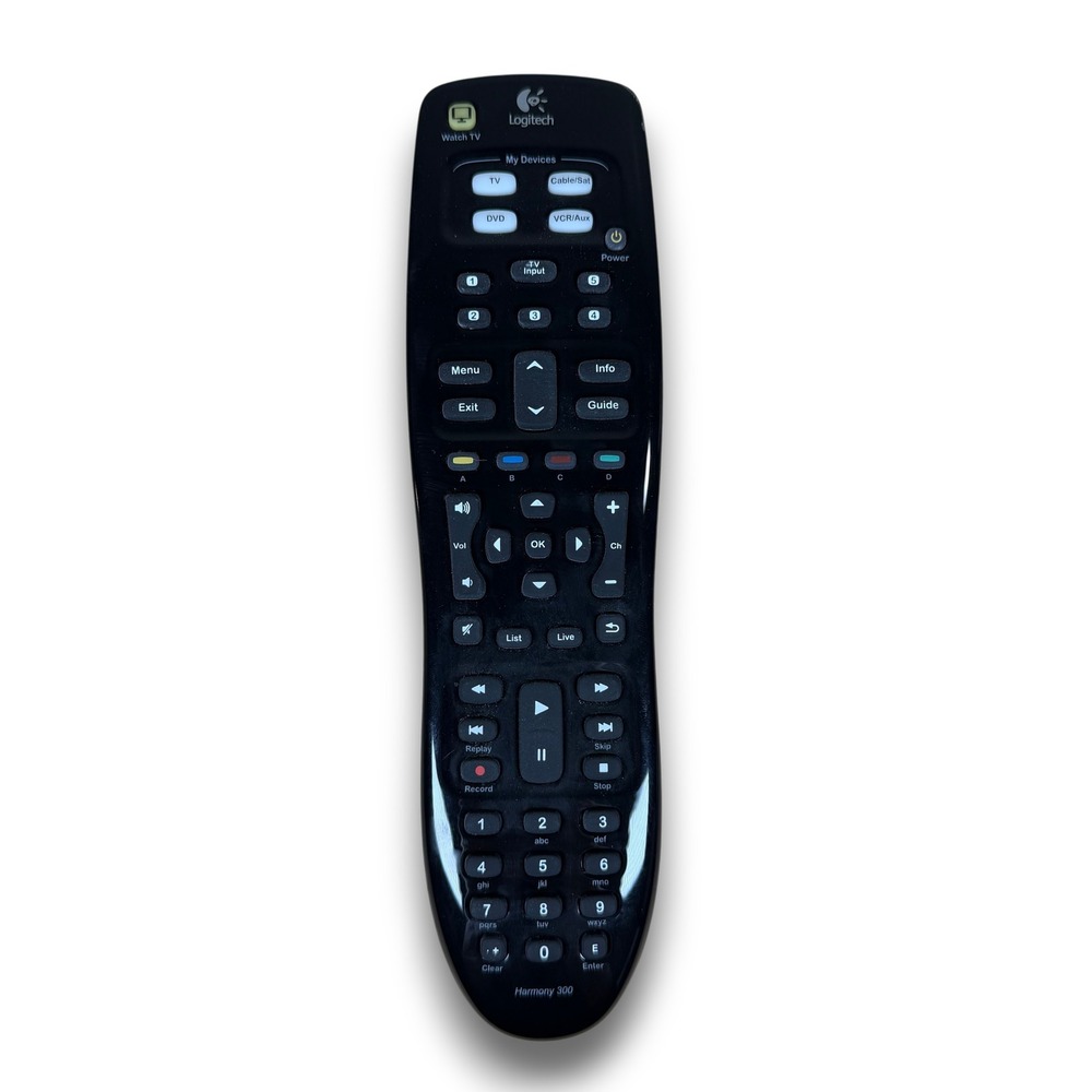 Logitech Harmony‎ 300 Universal Remote Control Black Multi-Device Programmable